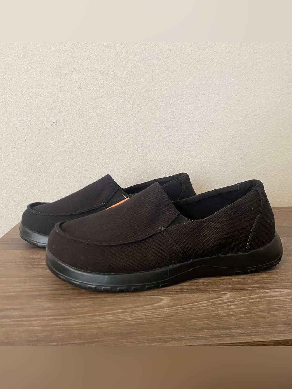 Soft Science Unisex Canvas Slip-On Shoes Size M9 Black